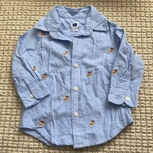 Janie and Jack dress shirt for boys 6-12 M